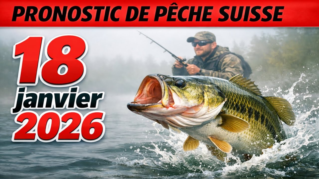 PROGNOSTICS DE P&Ecirc;CHE en Suisse le 18 janvier 2026 : Attention, les amis, il y a du poisson !