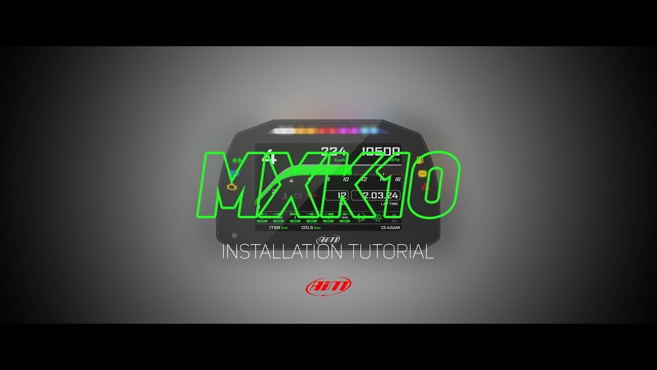 AiM MXK10 installation | Video TUTORIAL