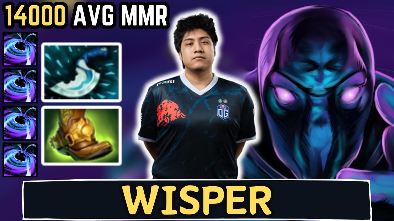 🔥 Wisper ENIGMA Offlane Gameplay 7.37e 🔥 Wisper Perspective - Full Match Dota 2