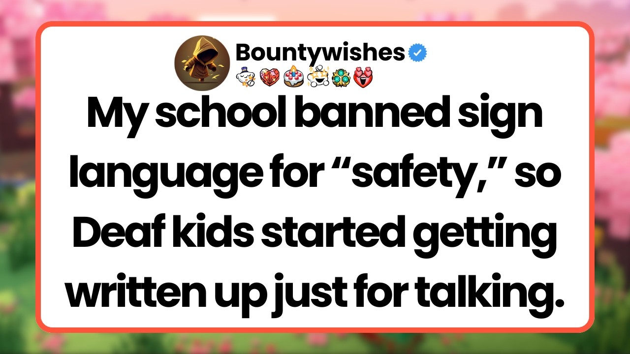 Students who got detention for using sign language in the hallways, what happened?