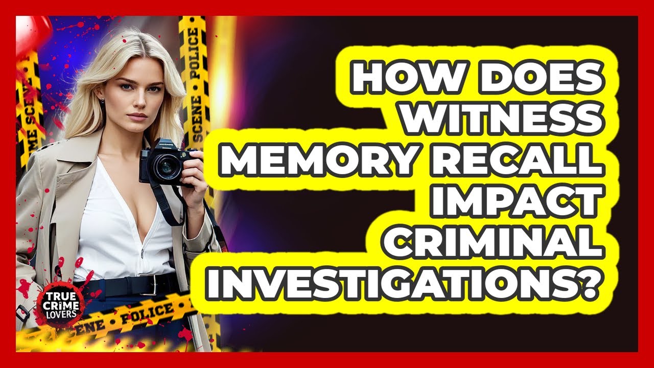 How Does Witness Memory Recall Impact Criminal Investigations? - True Crime Lovers