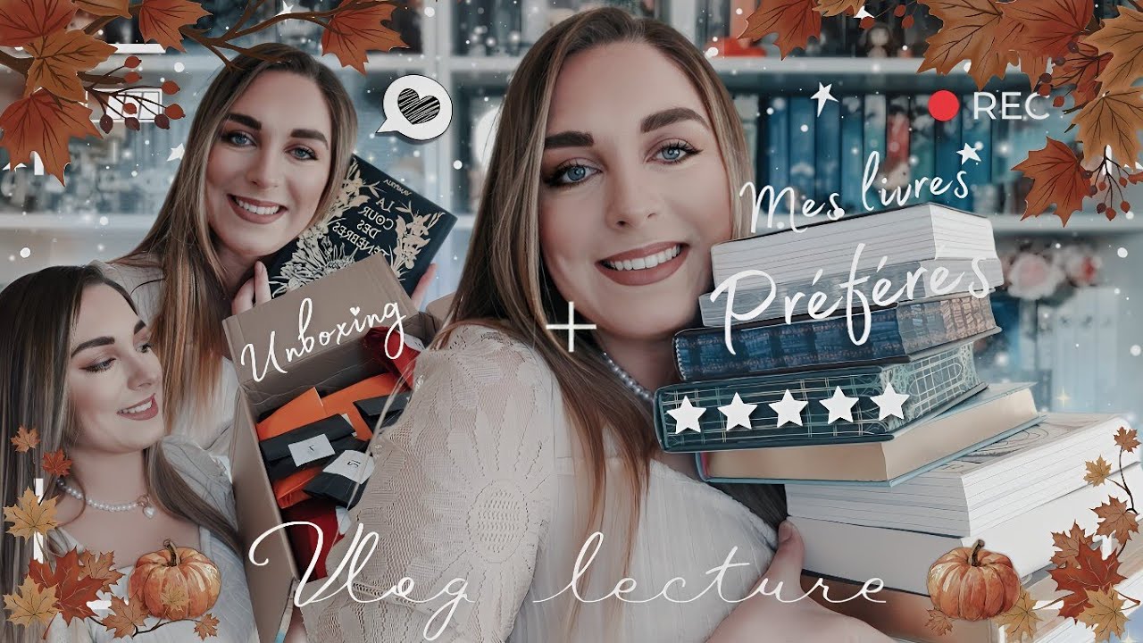 LECTURES d'Automne 🍂 | TOP 5 : Mes LIVRES PRÉFÉRÉS + UNBOXING 📚