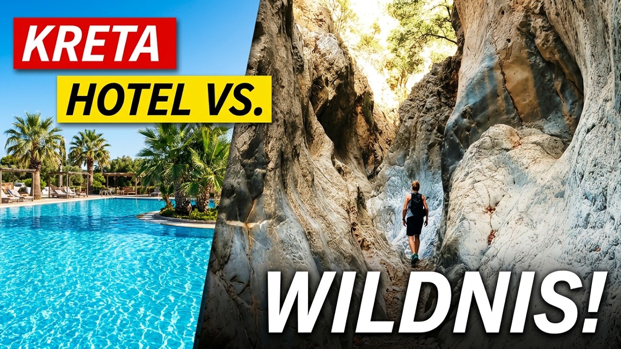 vom schicken Hotel in die einsame Wildnis?🥾 Kreta Kritsa-Schlucht