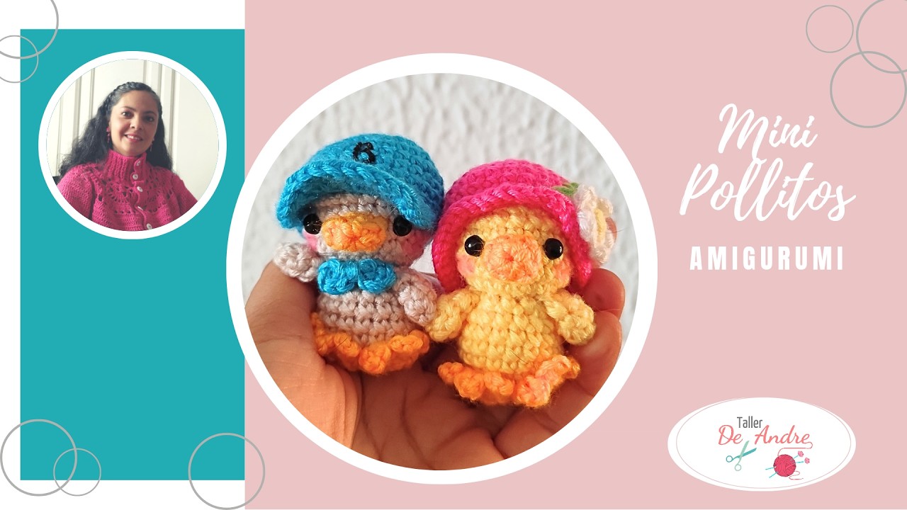 Mini Pollitos Amigurumi.