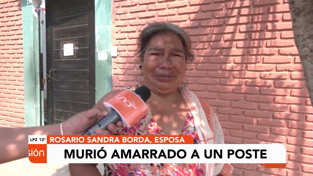 Hombre murió amarrado a un poste. El fallecido fue acusado de robo y linchado por los vecinos