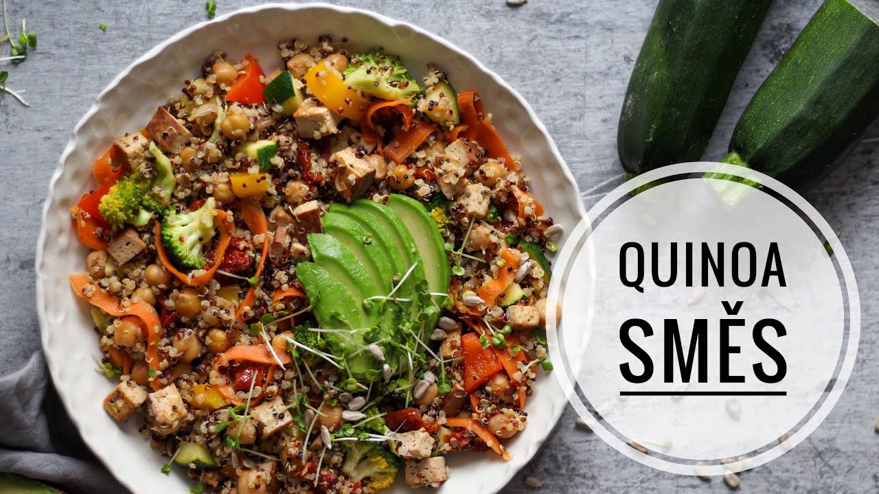 QUINOA SMĚS | recept | vegan | MaruškaVEG