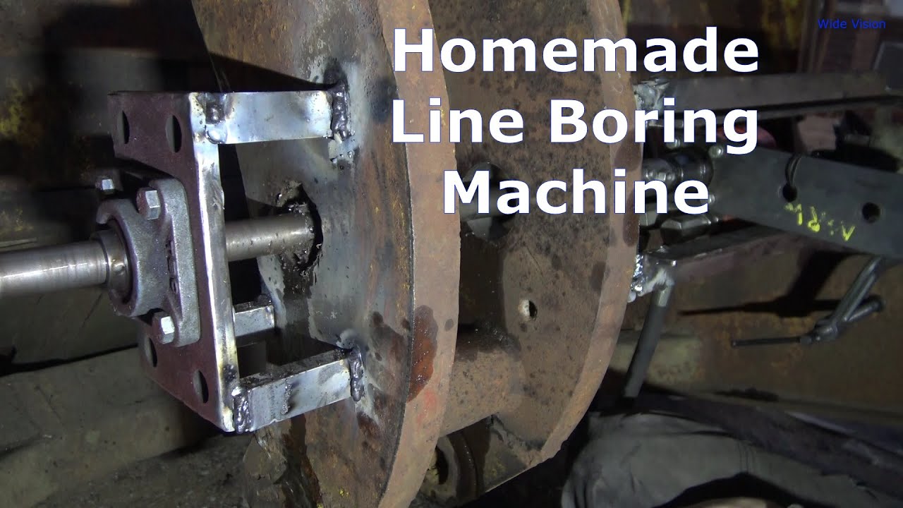 LINE BORING an old Scraper! - BORE REPAIR!- Earth Mover RETROMOD -