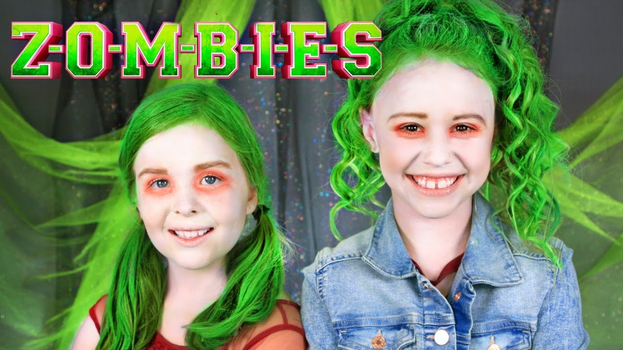 Disney ZOMBIES Eliza and Zoey Makeup and Costumes
