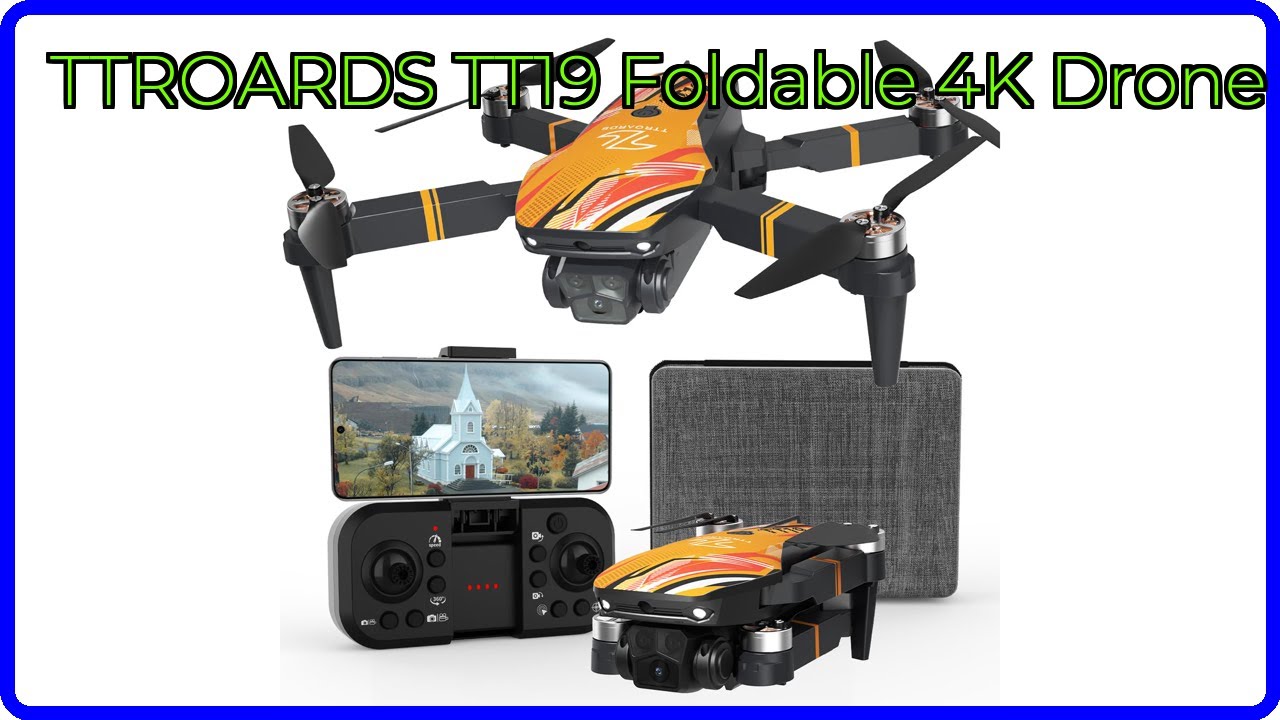 ОБЗОР (2025): Складной 4K-дрон TTROARDS TT19. ВАЖНЫЕ детали.