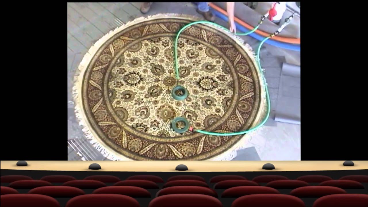 Cleaning and removing urine stains and odor from SILK Oriental rug.