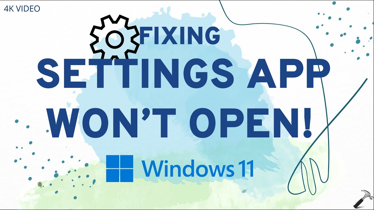 Исправление проблемы с открытием приложения &laquo;Параметры&raquo; в Windows 11
