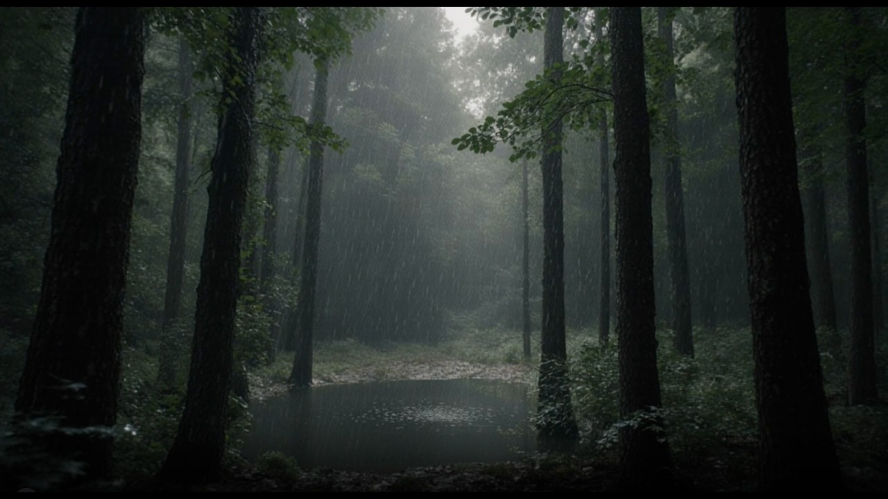 Gentle Rain in the Forest 🌧️ 2 Hours Deep Sleep & Relaxation Nature Sounds (No Music)