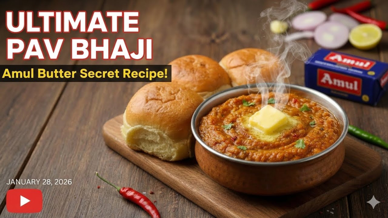 Street style pav bhaji recipe perfect quick and easy recipe with full explanation 