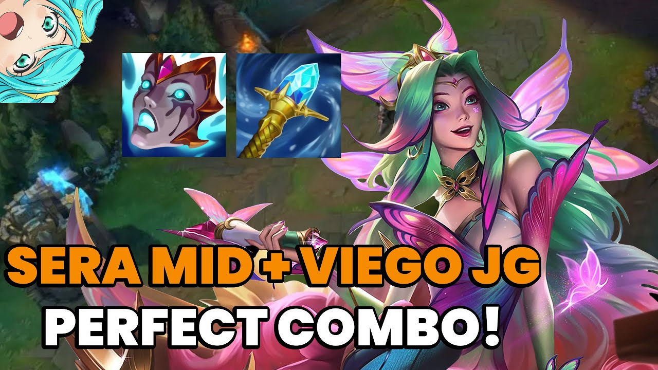 Sera + Viego + Sona = OP COMBO! MID LANE SERAPHINE! Full Gameplay