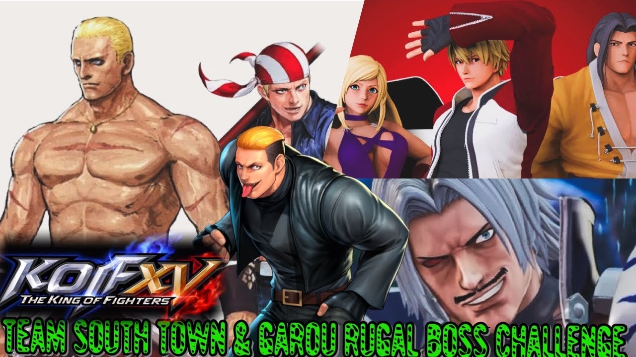King Of Fighters XV - Team South Town & Garou, Rugal Boss Challenge