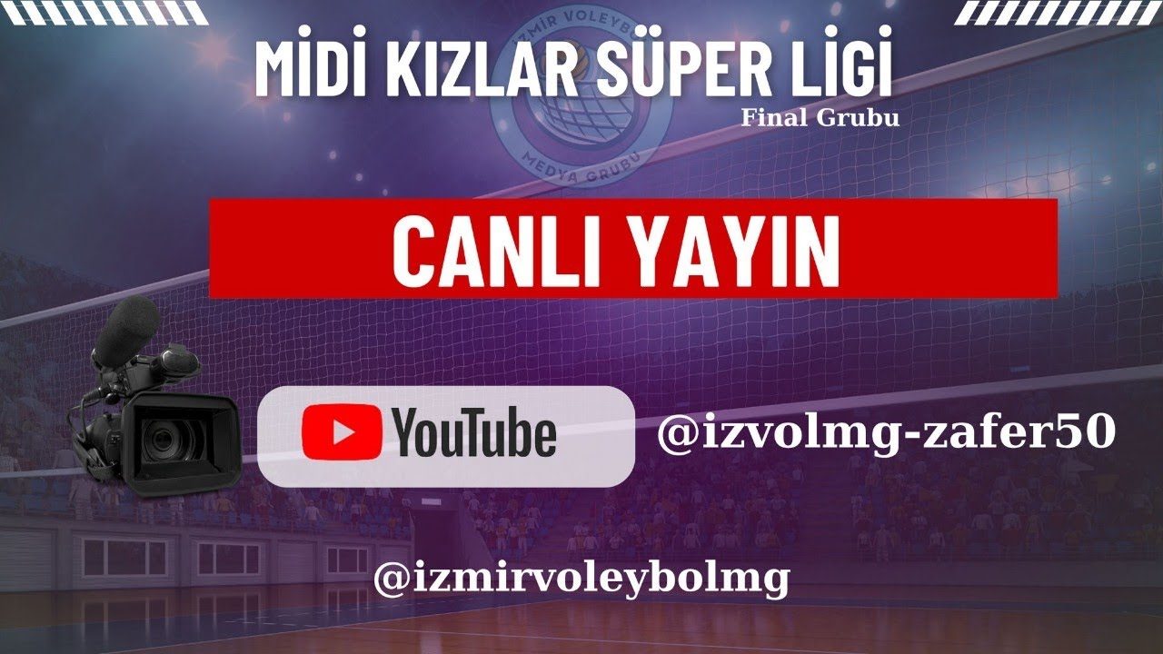 🔴 CANLI YAYIN | BETA KARŞIYAKA 🆚️ ARKAS SPOR MİDİ KIZLAR SÜPER LİG FİNAL KARŞILAŞMASI...