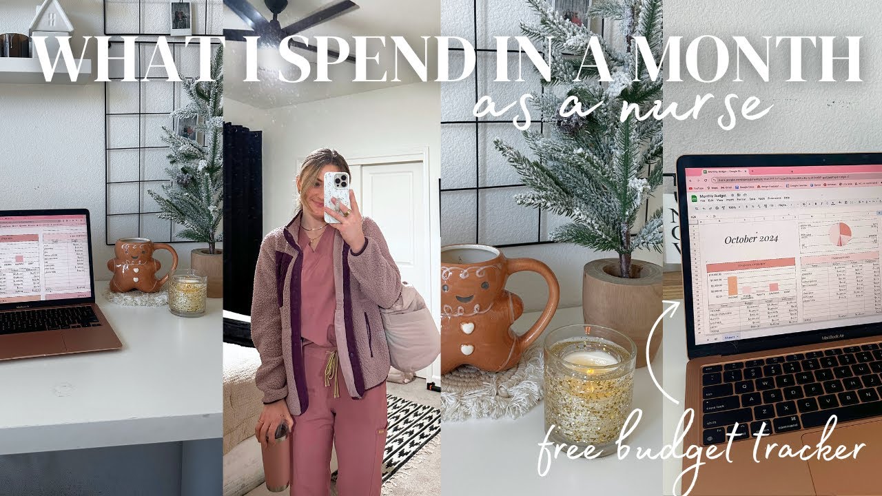 What I spend in a Month as a Nurse 💸 ✨ & Budgeting my Paycheck