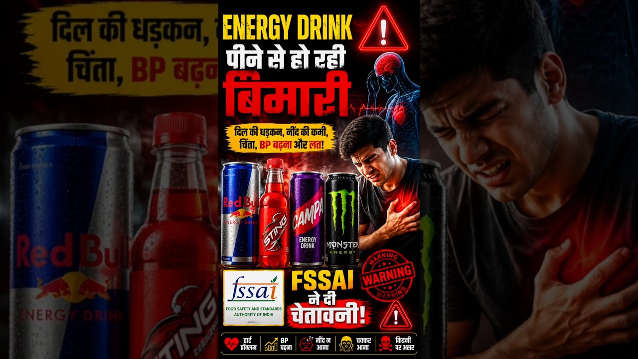 ​🔴STING & RED BULL EXPOSED! 🥤 FSSAI Banned Energy Drinks?... #news #currentaffairs