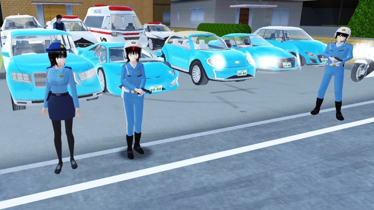 All Sakura cars & bikes collect sports🏎️|| police || ambulance || parked at Sis Rina home 🚓🚔