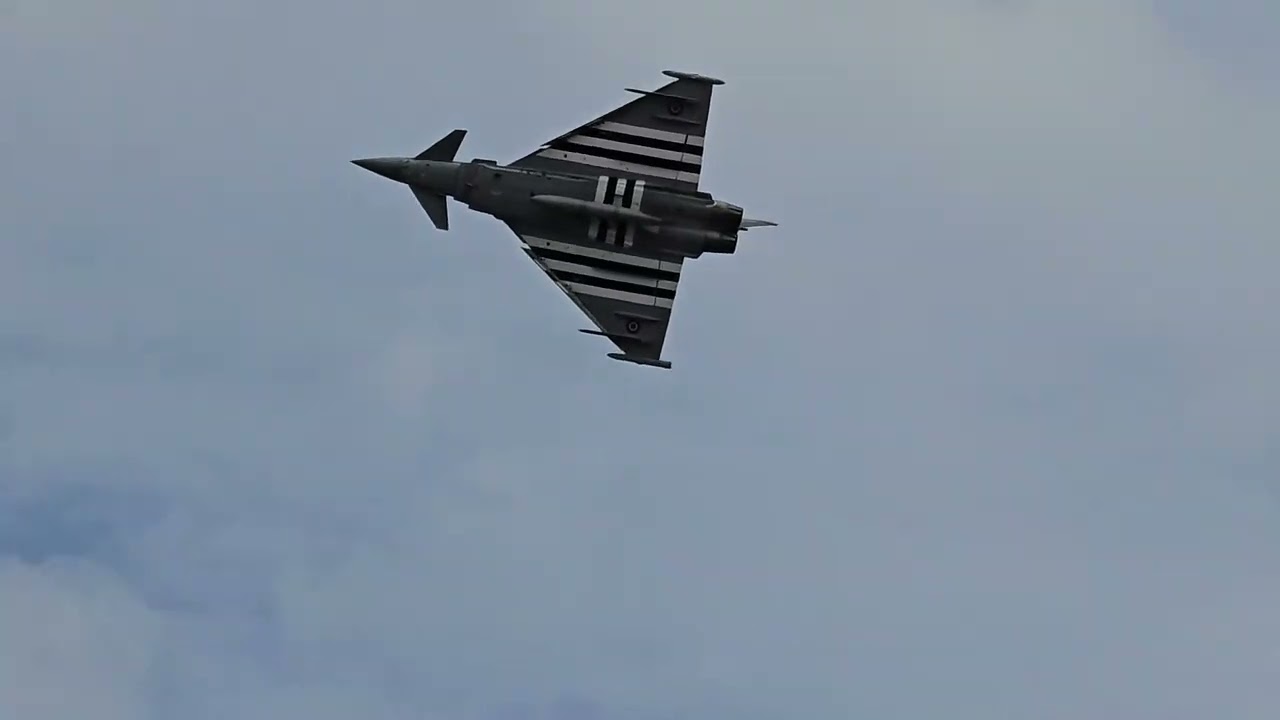RAF Typhoon 2024 Display colours, Cleethorpes Armed forces day 29.06.24
