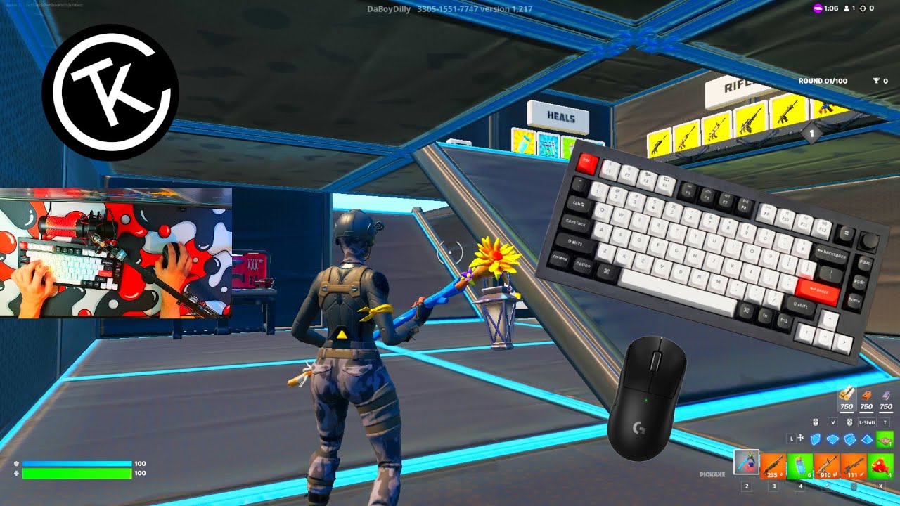 ⭐️Unboxing Keychron Q1 HE Keyboard⭐️ASMR Chill 🤩3V3V3 Go Goated 🎧 Satisfying Fortnite 360 FPS 4K⭐️