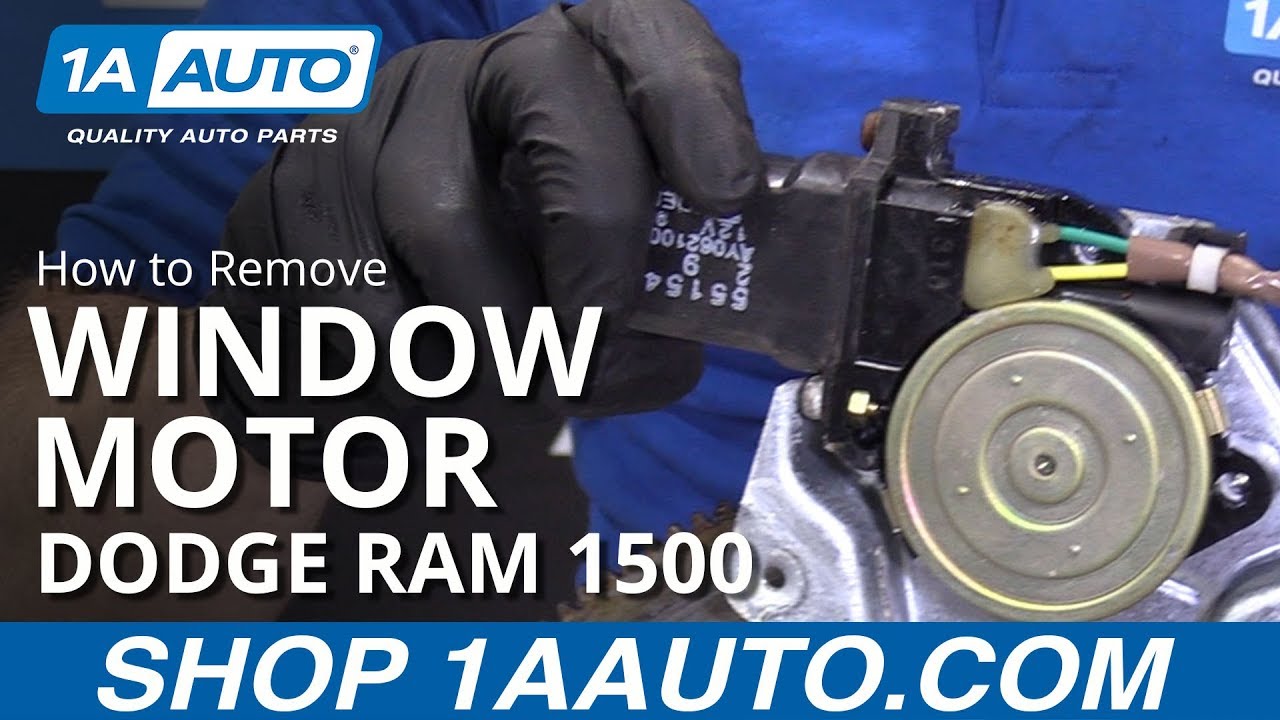 How to Replace Window Motor 94-02 Dodge Ram 1500