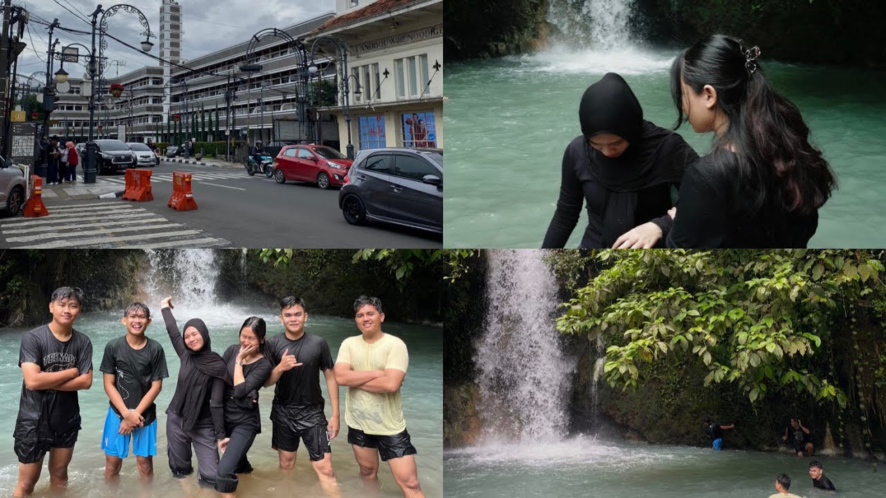 NVLOG - Spend a day w/us!! : ke curug, dan bandung 🙌🏼😋😻💨
