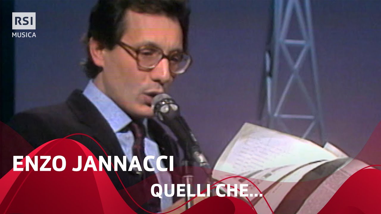 Quelli che... - Enzo Jannacci | RSI Musica