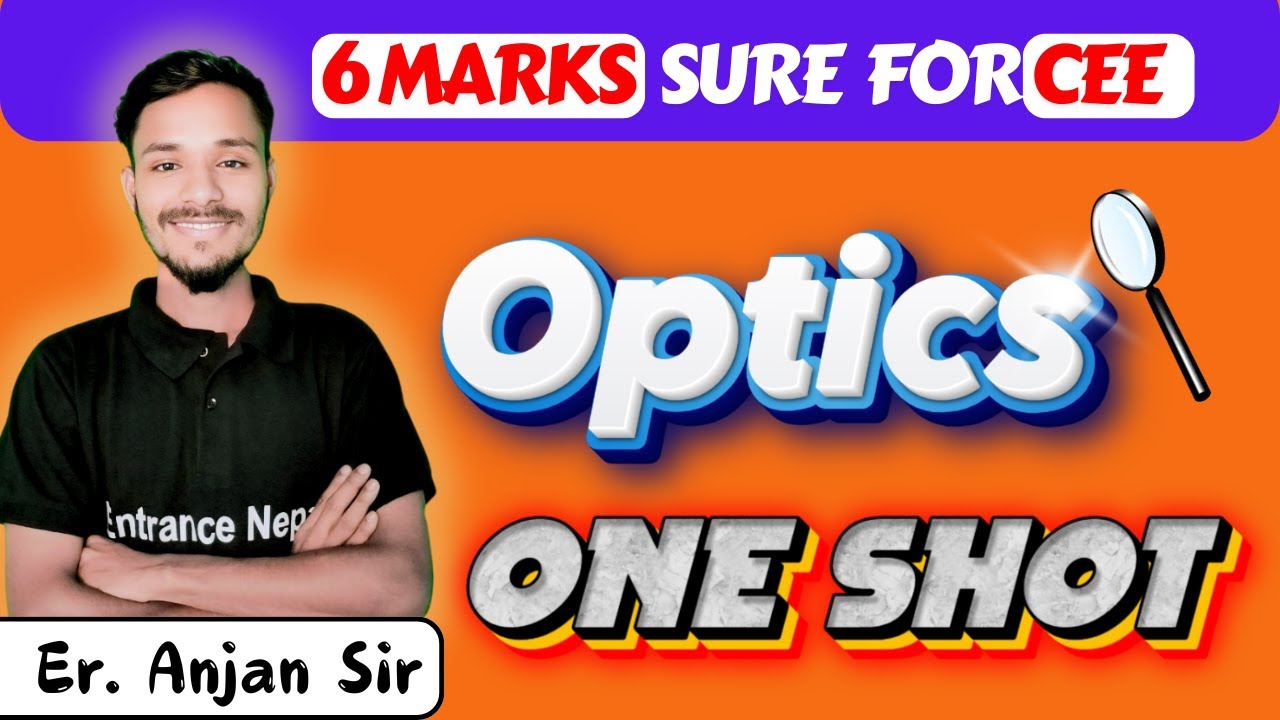 6 Marks OPTICS📷🔥 in ONE SHOT| QAD & VIP MCQS | CEE | Entrance Nepal |