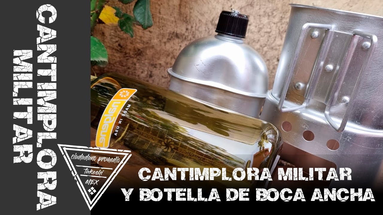Cantimplora Militar y Botella de boca ancha Review