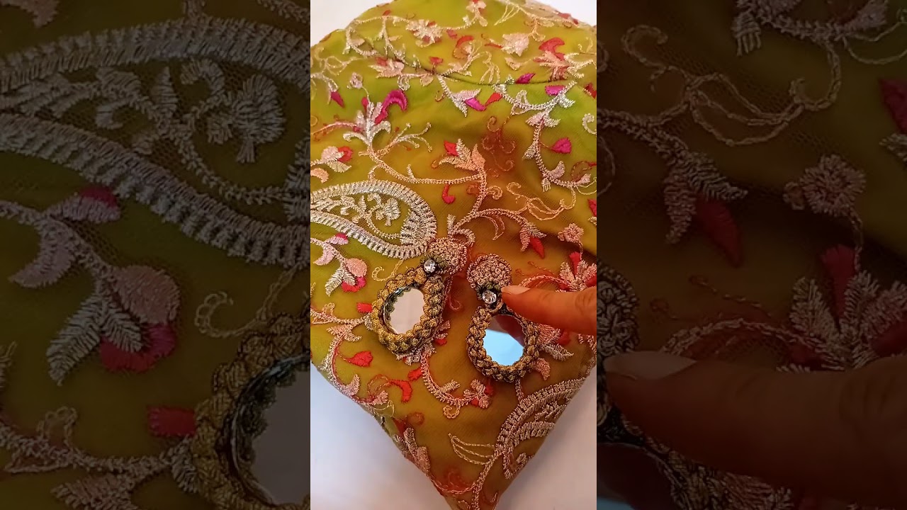 Mehandi colour handmade earrings /handmade jewellary