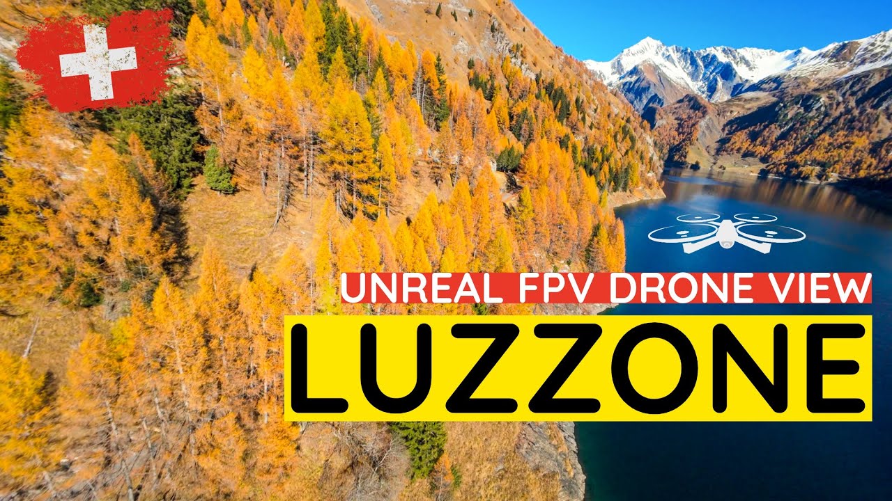 Unreal FPV Flight in Ticino 🇨🇭 Over the Massive Luzzone Dam (4K)
