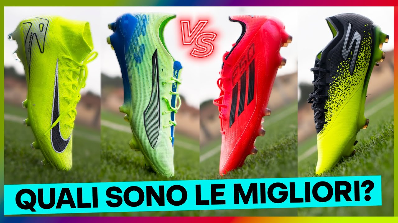 QUALI SONO LE MIGLIORI SCARPE DA CALCIO DI VELOCITÀ DEL 2024-25?