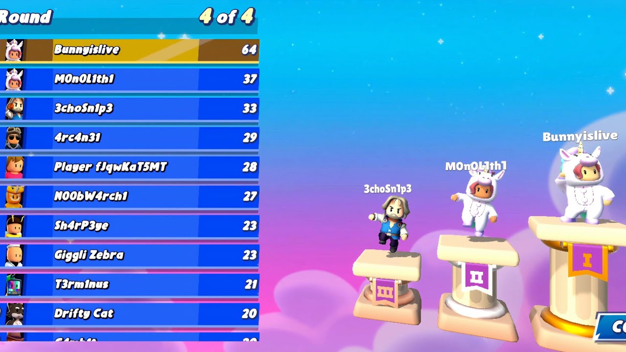 How I won 5 games in a row! Stumble guys game