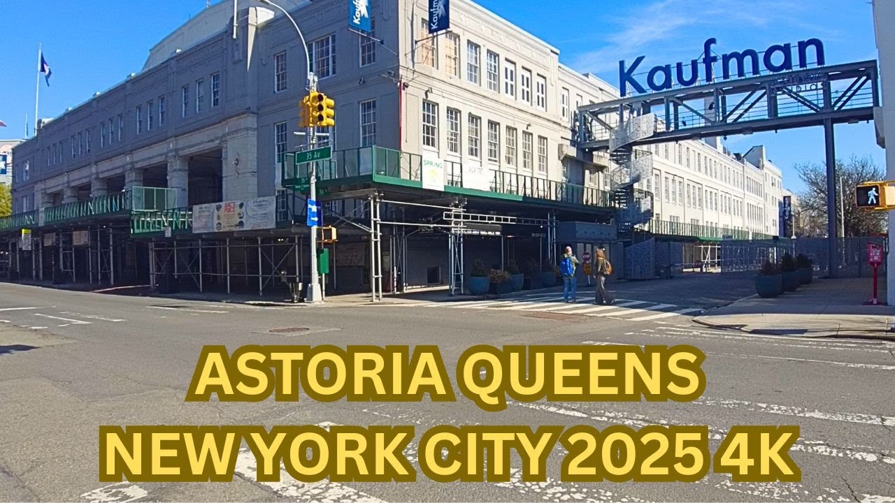 Life in Astoria, Queens NYC. April 18 2025 New York City Walking Tour 4K