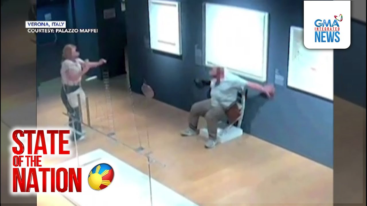 Naka-exhibit na upuan na nagkakahalaga ng halos P3-M, inupuan at nasira ng isang museum goer | SONA