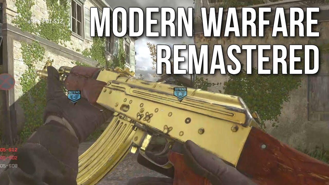 Modern Warfare Remastered Multiplayer Gameplay (MP5, Sniping, & Desert Eagle)