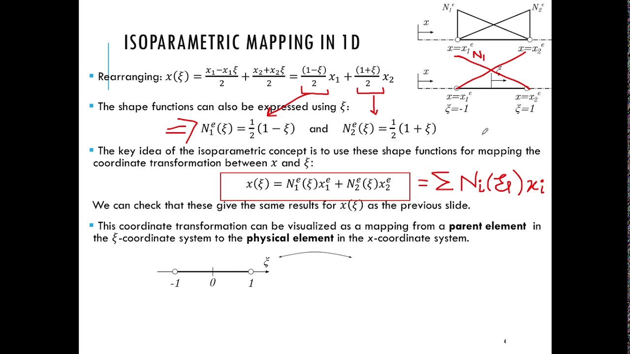 Finite Element Method Lec 11 - Part 1 - Isoparametric Mapping
