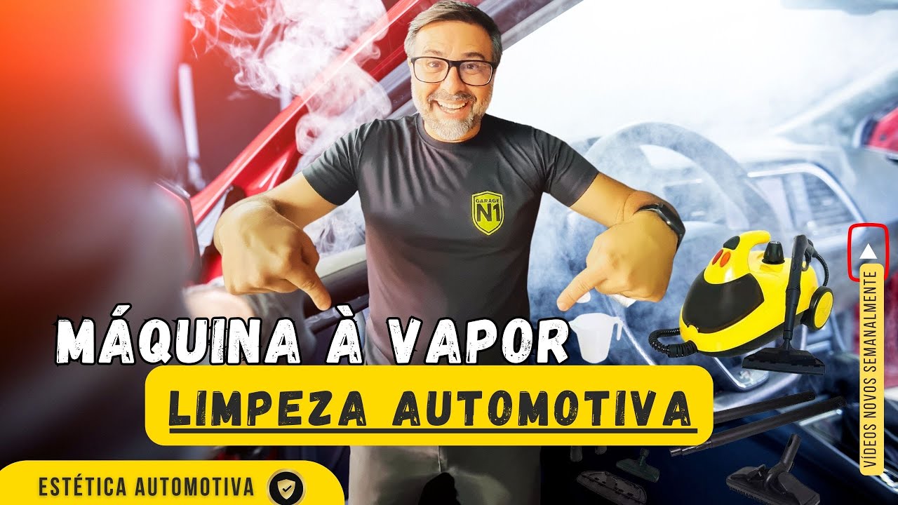 MAQUINA À VAPOR AUTOMOTIVA! SE LIGA NO RESULTADO!