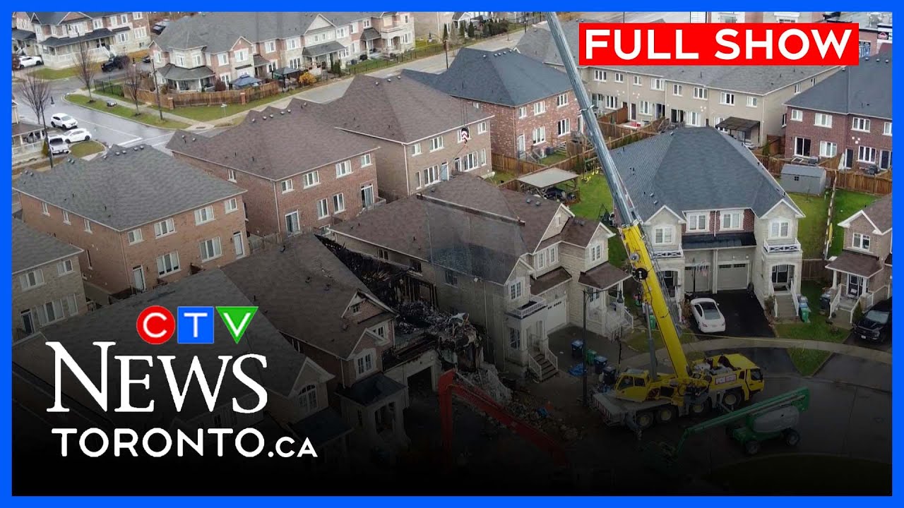 Remains of 1 adult found in burned-out Brampton home  | CTV News Toronto at Six for Nov. 21 2025
