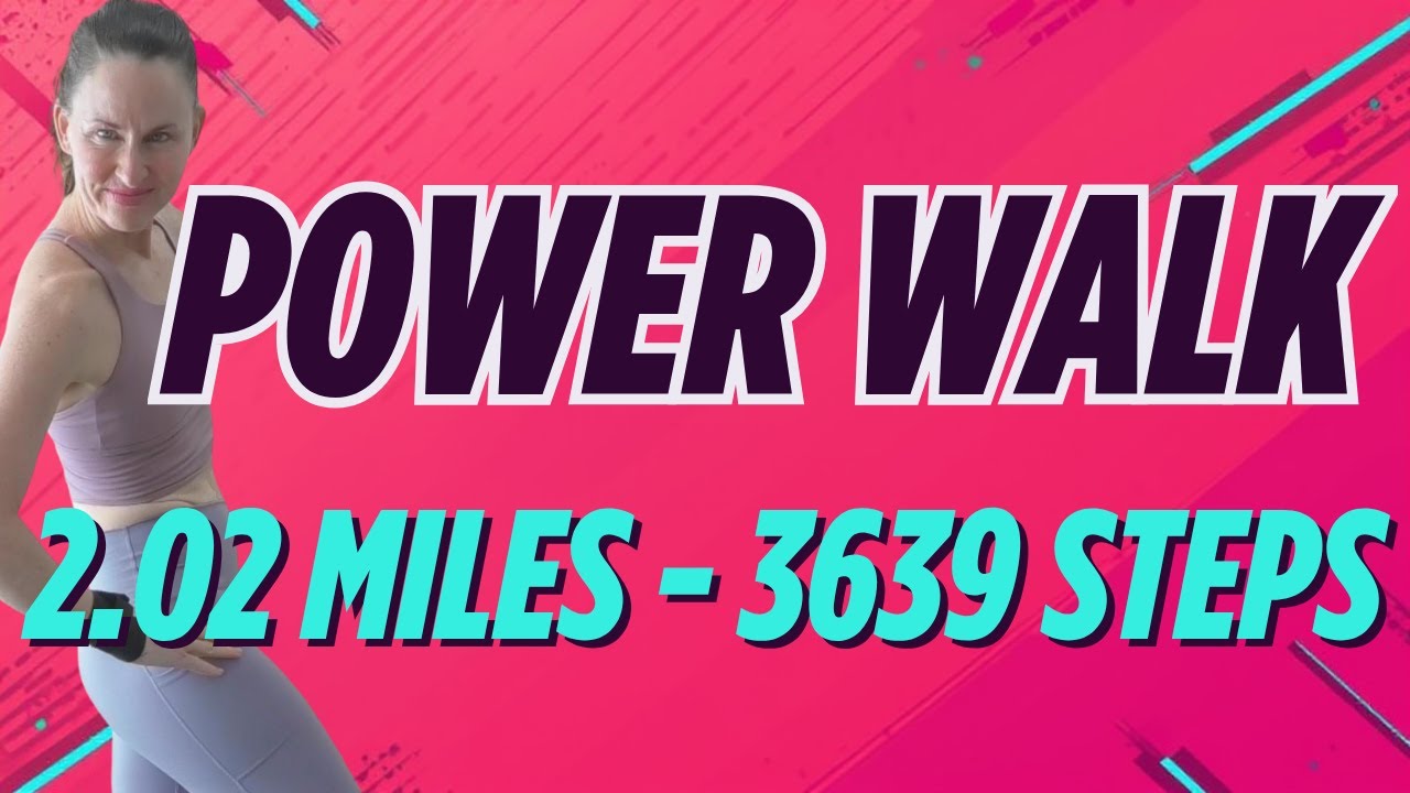 Low Impact Power Walk Melts Fat Without Hurting Your Knees | 2.02 Miles - 3639 Steps