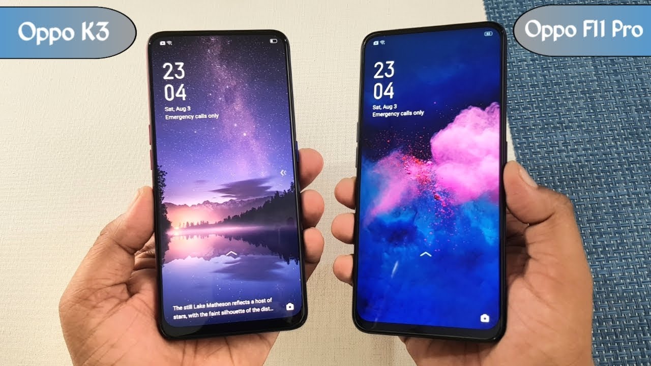Oppo K3 vs Oppo F11 Pro SpeedTest & Camera Comparison