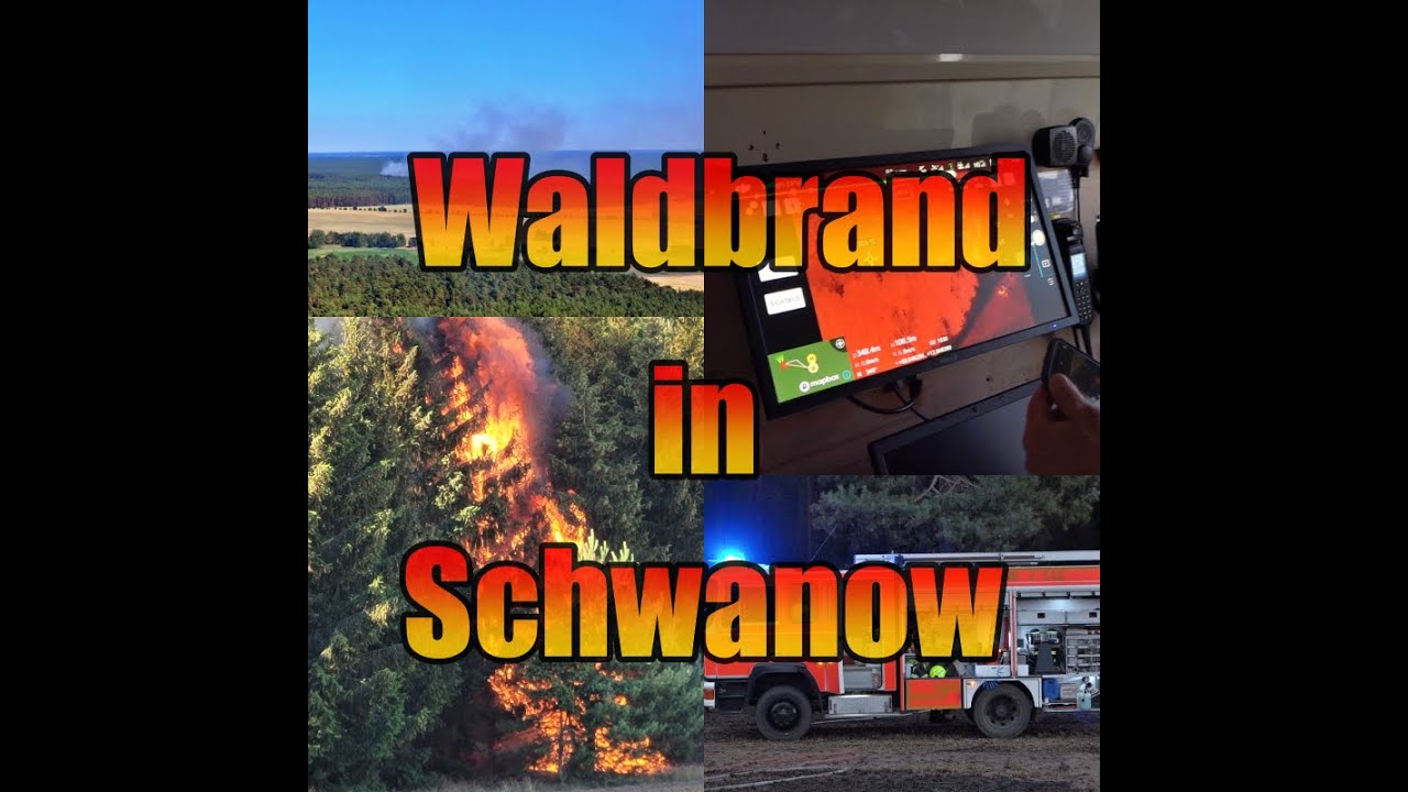 #waldbrand  Schwanow bei Rheinsberg