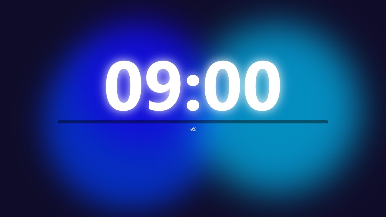 9 Minute Timer - Ambient Lava Lamp
