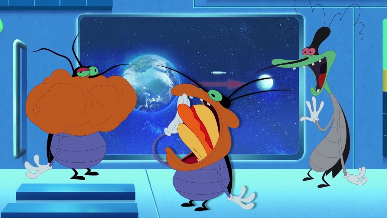 Oggy and the Cockroaches 🤤 SNACK IN SPACE - Full Episodes HD