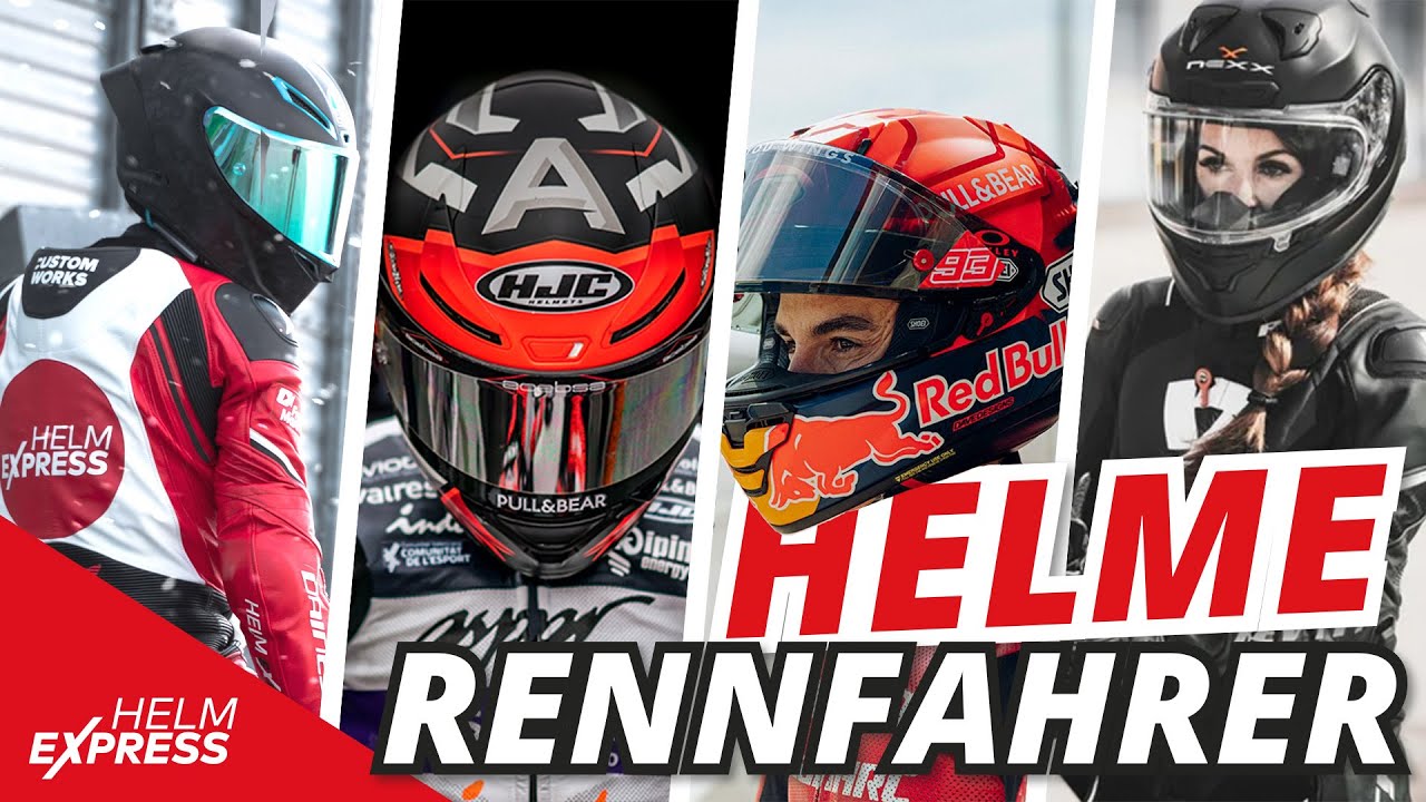 TOP 5 der SPORTLICHSTEN INTEGRALHELME 2023 - Die Helme der Rennfahrer!