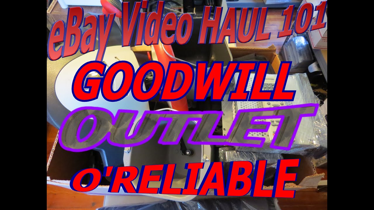 eBay Haul Purchases Items From Goodwill + Outlet Store # 101