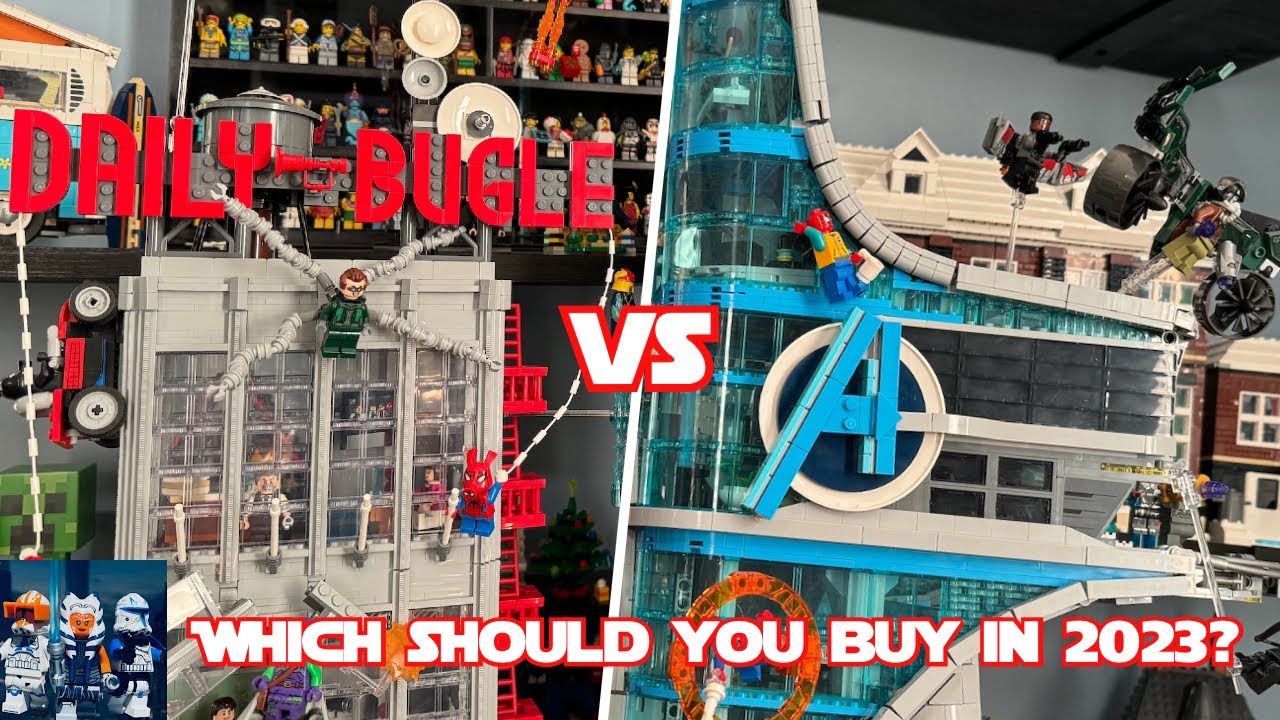 LEGO Daily Bugle против Башни Мстителей! Что купить в 2023 году? Подробное сравнение и обзор!