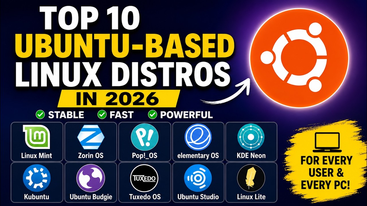 Топ-10 Linux-дистрибутивов на базе Ubuntu в 2026 году