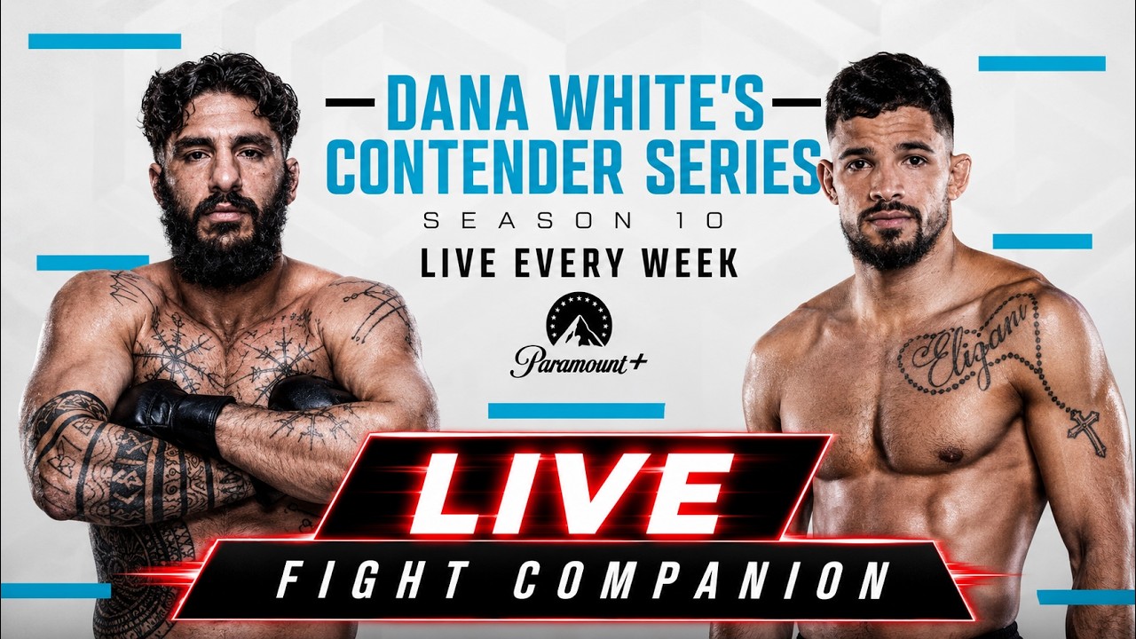 CONTENDER SERIES LIVESTREAM WEEK 2 FULL FIGHT NIGHT COMPANION & PLAY BY PLAY